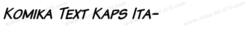 Komika Text Kaps Ita字体转换